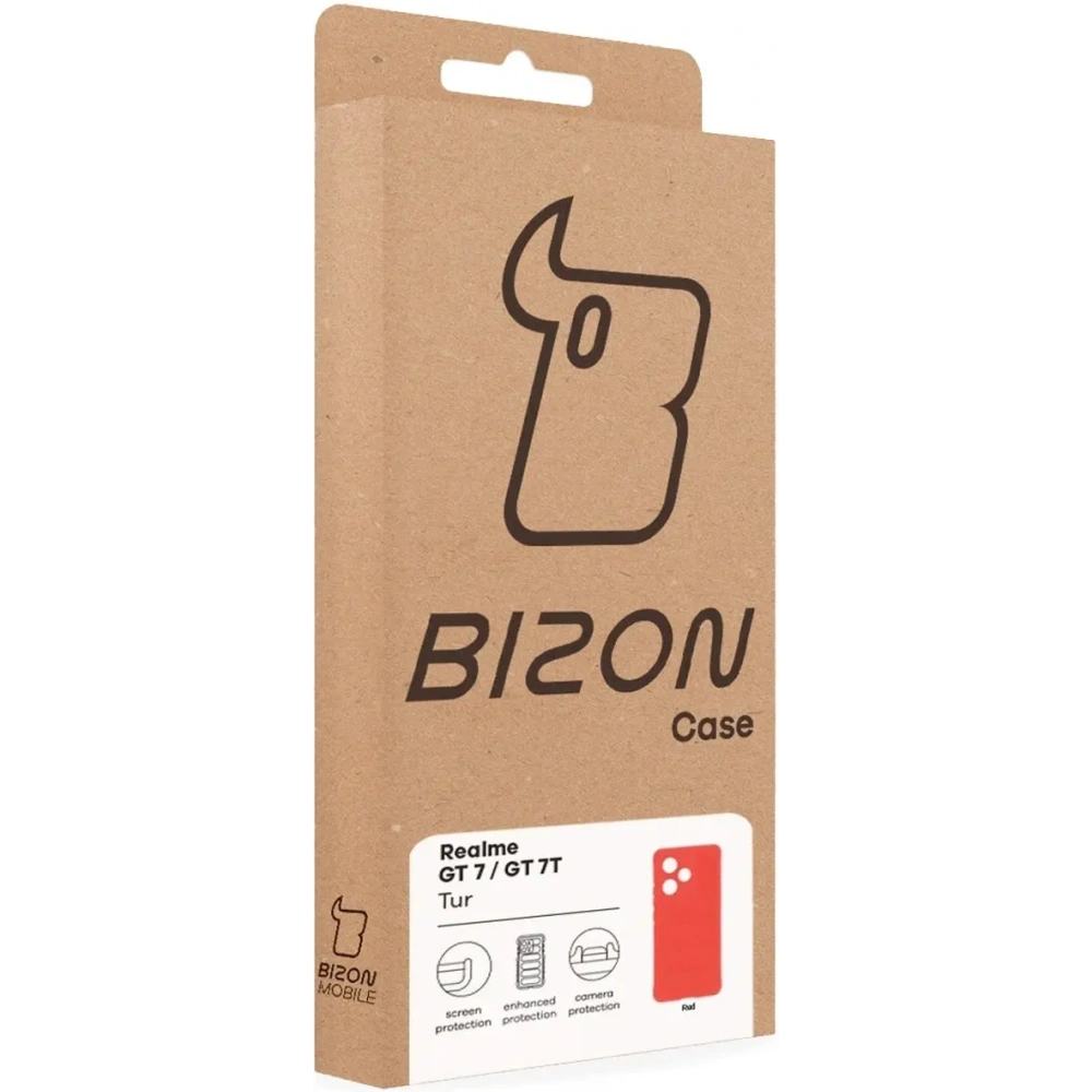 Hurtownia GSM - Pancerne etui Bizon Case Tur do Realme GT 7 / 7T czerwone - BIZ9509 - {ean13} - Hurt