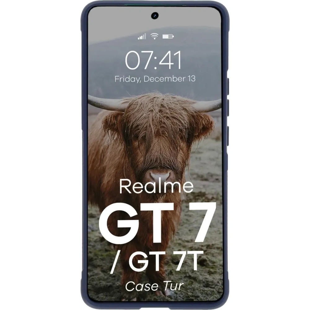 Hurtownia GSM - Bizon tok Tur Realme GT 7 / 7T sötétkék - BIZ9510 - {ean13} - Hurt