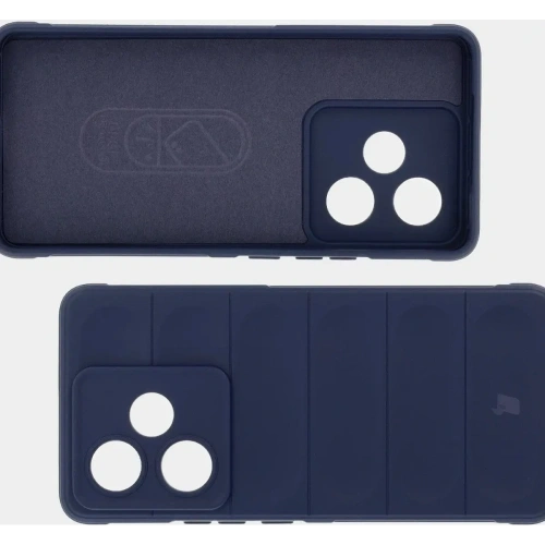 Pancerne etui Bizon Case Tur do Realme GT 7 / 7T granatowe