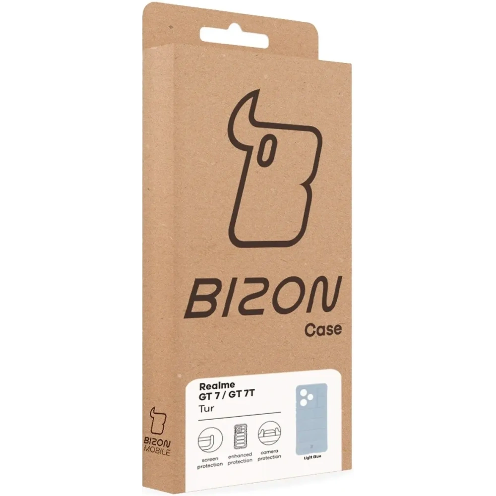 Hurtownia GSM - Husa Bizon Tur Realme GT 7 / 7T albastru deschis - BIZ9511 - {ean13} - Hurt