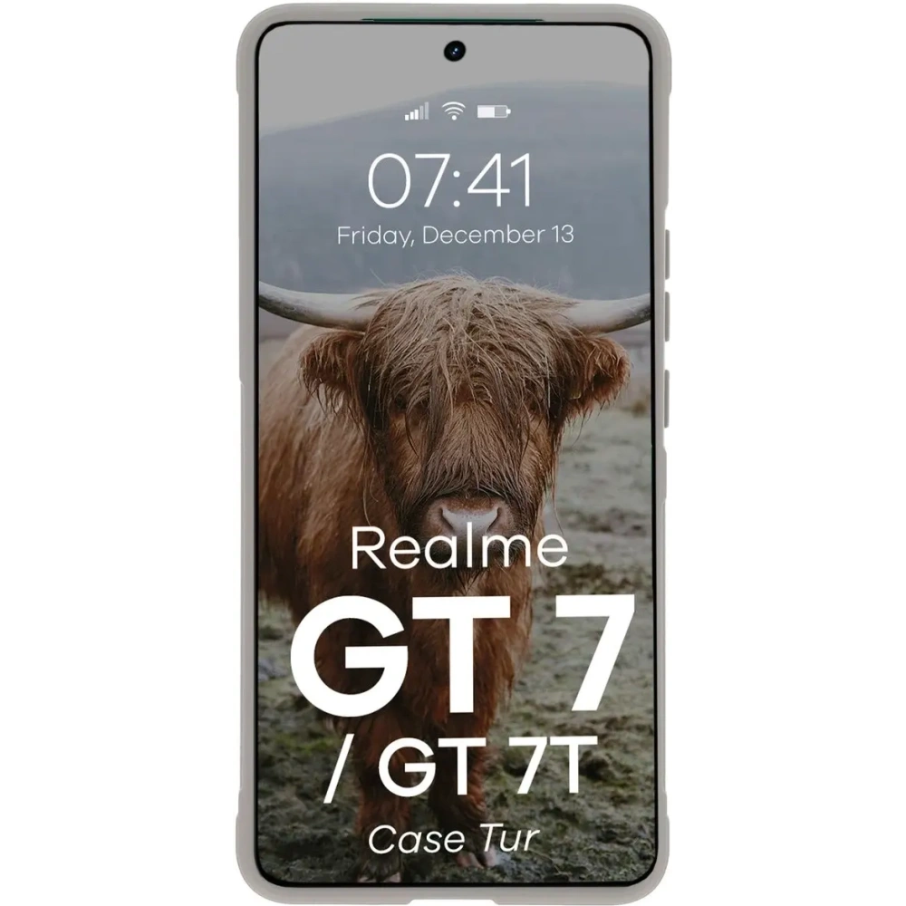 Hurtownia GSM - Pancerne etui Bizon Case Tur do Realme GT 7 / 7T jasnoszare - BIZ9512 - {ean13} - Hurt