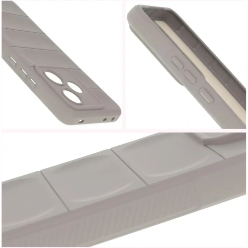 Pancerne etui Bizon Case Tur do Realme GT 7 / 7T jasnoszare