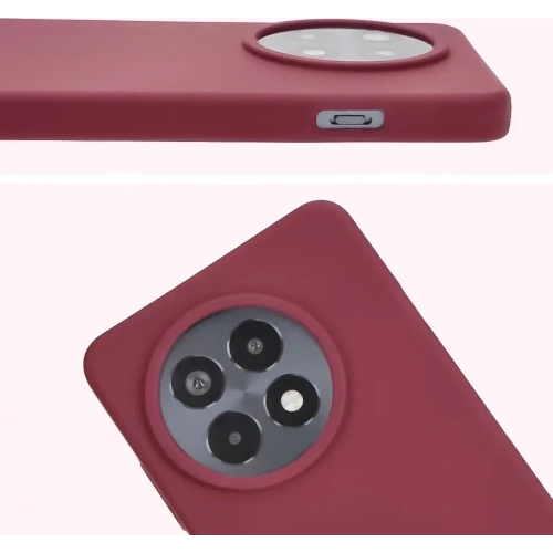 Silikonowe etui Bizon Soft Case do OnePlus 13R ciemnofioletowe