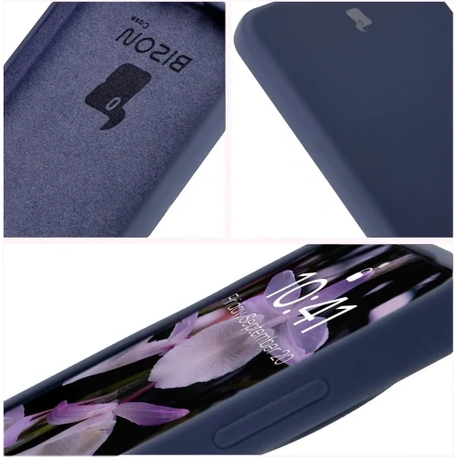 Silikonowe etui Bizon Soft Case do OnePlus 13R ciemnoniebieskie