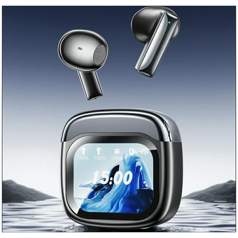 Hurtownia GSM - AWEI TP100 ENC Vezeték nélküli Fülhallgató Bluetooth 5.4 TWS + Dokkoló Állomás Fekete - AWEI255 - {ean13} - Hurt