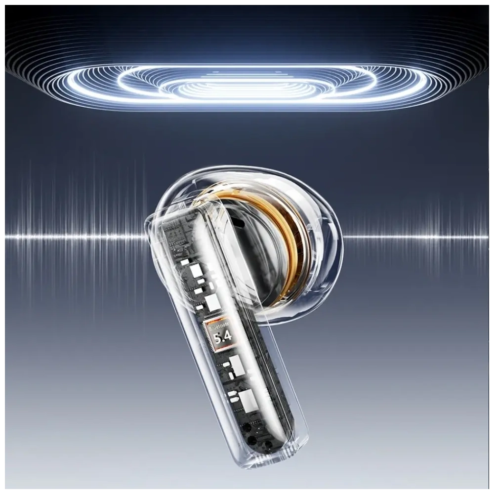 Hurtownia GSM - Căști wireless in-ear AWEI TP100 ENC Bluetooth 5.4 TWS + stație de docking neagră - AWEI255 - {ean13} - Hurt