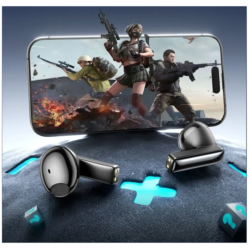 Hurtownia GSM - AWEI TP100 ENC Vezeték nélküli Fülhallgató Bluetooth 5.4 TWS + Dokkoló Állomás Fekete - AWEI255 - {ean13} - Hurt