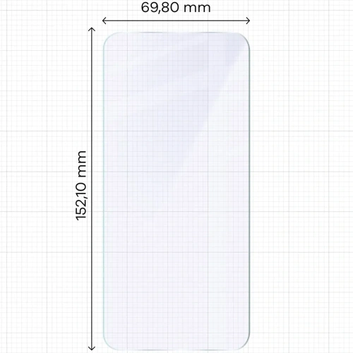 Elastyczne szkło hybrydowe Bizon Glass Mule do Honor 400 5G