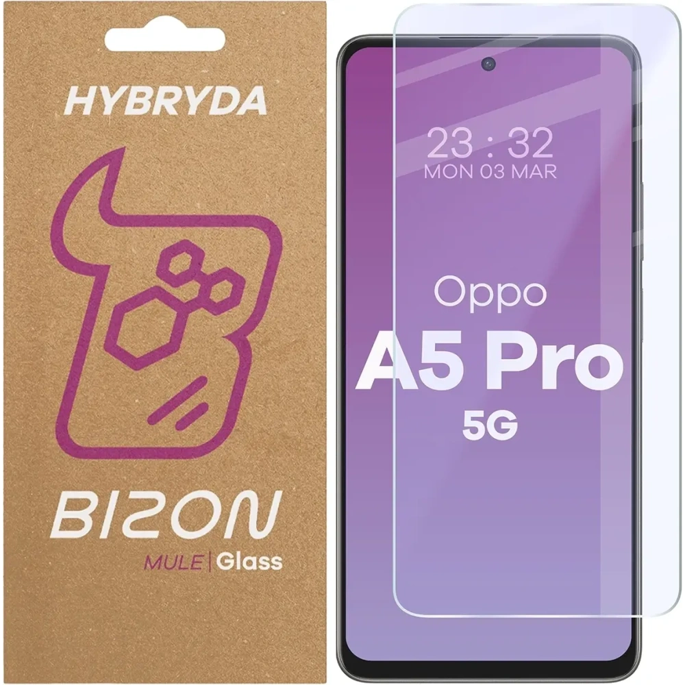 Hurtownia GSM - Bizon Glass Mule Oppo A5 Pro 5G - BIZ9524 - {ean13} - Hurt
