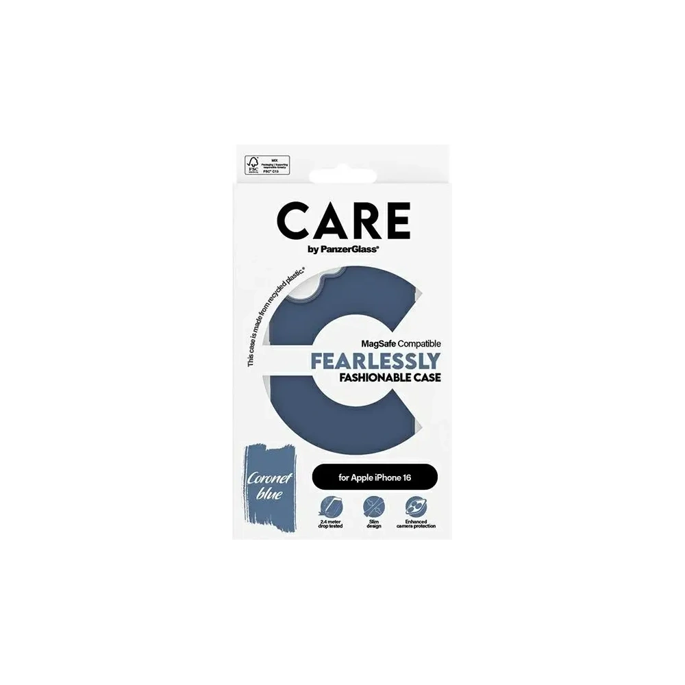 Hurtownia GSM - CARE de la PanzerGlass Fashion MagSafe Apple iPhone 16 albastru - PZG971 - {ean13} - Hurt