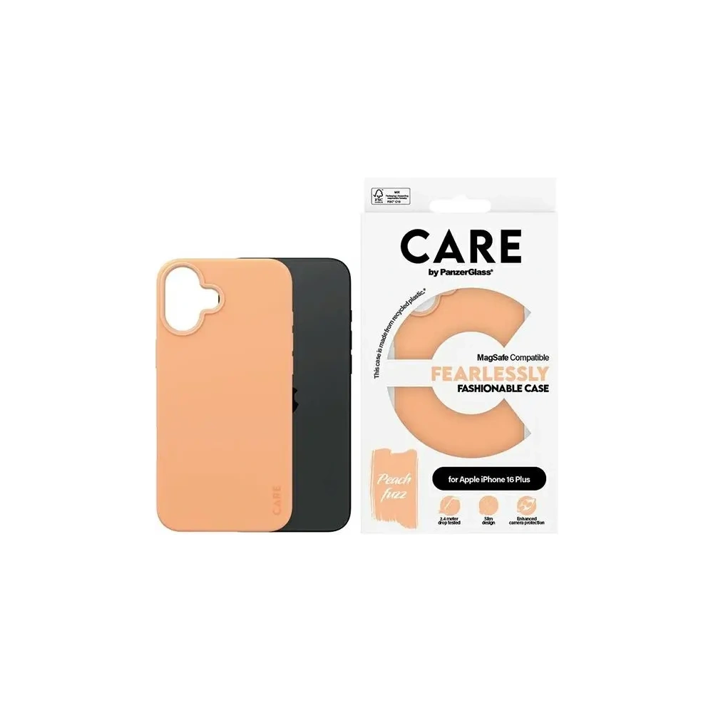 Hurtownia GSM - CARE von PanzerGlass Fashion MagSafe Apple iPhone 16 Plus Pfirsich - PZG973 - {ean13} - Hurt