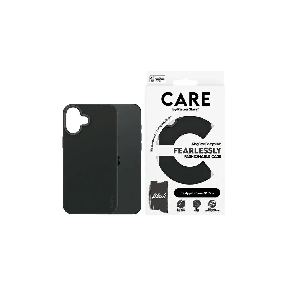 Hurtownia GSM - CARE od PanzerGlass Fashion MagSafe Apple iPhone 16 Plus černá - PZG974 - {ean13} - Hurt