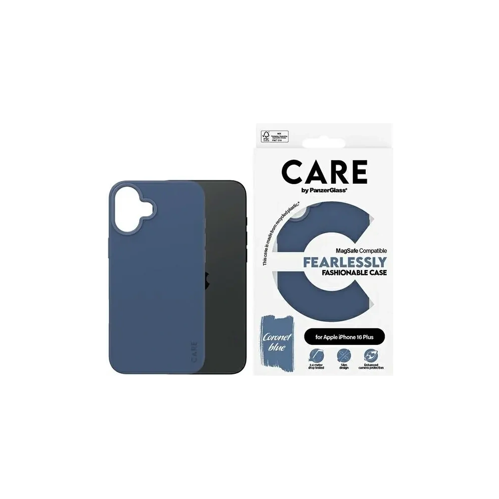Hurtownia GSM - CARE von PanzerGlass Fashion MagSafe Apple iPhone 16 Plus blau - PZG975 - {ean13} - Hurt