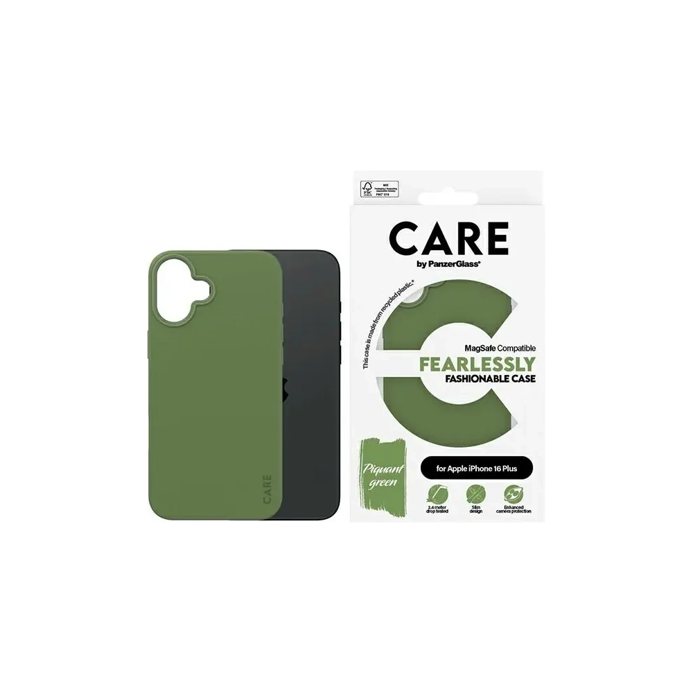 Hurtownia GSM - CARE von PanzerGlass Fashion MagSafe Apple iPhone 16 Plus grün - PZG976 - {ean13} - Hurt