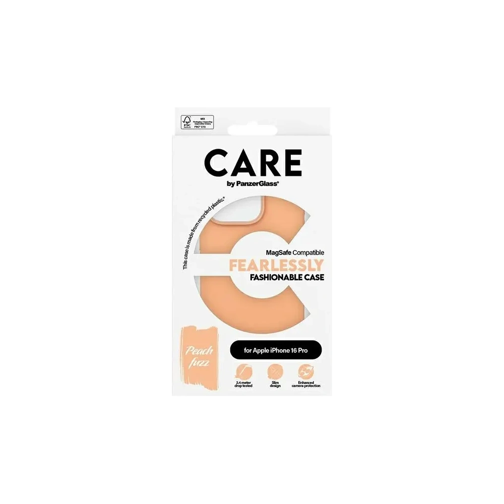 Hurtownia GSM - CARE od PanzerGlass Fashion MagSafe Apple iPhone 16 Pro broskev - PZG977 - {ean13} - Hurt