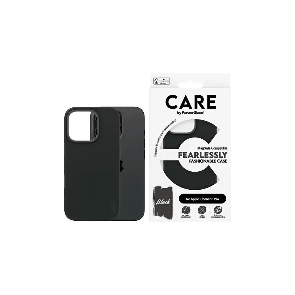 Wholesale CARE by PanzerGlass Fashion MagSafe Apple iPhone 16 Pro black - PZG978 - {ean13} - Hurt