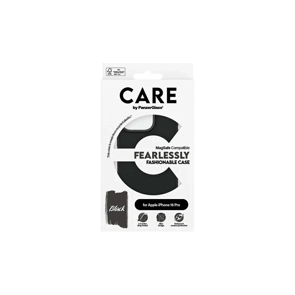 Wholesale CARE by PanzerGlass Fashion MagSafe Apple iPhone 16 Pro black - PZG978 - {ean13} - Hurt