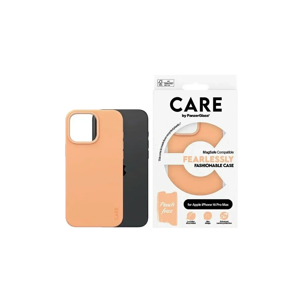 Hurtownia GSM - CARE von PanzerGlass Fashion MagSafe Apple iPhone 16 Pro Max Pfirsich - PZG980 - {ean13} - Hurt