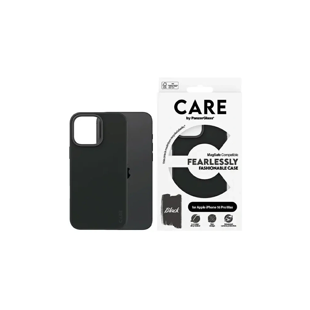 Hurtownia GSM - CARE von PanzerGlass Fashion MagSafe Apple iPhone 16 Pro Max schwarz - PZG981 - {ean13} - Hurt