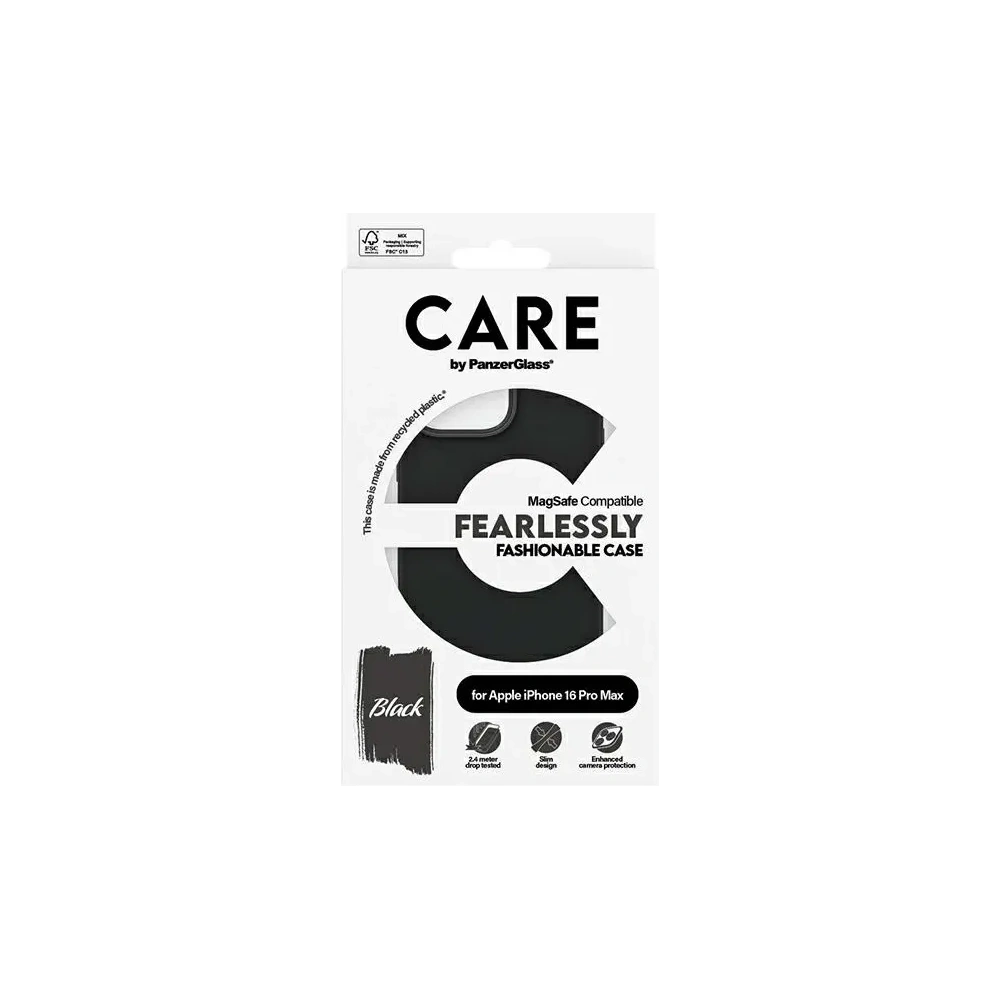 Hurtownia GSM - CARE od PanzerGlass Fashion MagSafe pro Apple iPhone 16 Pro Max černá - PZG981 - {ean13} - Hurt