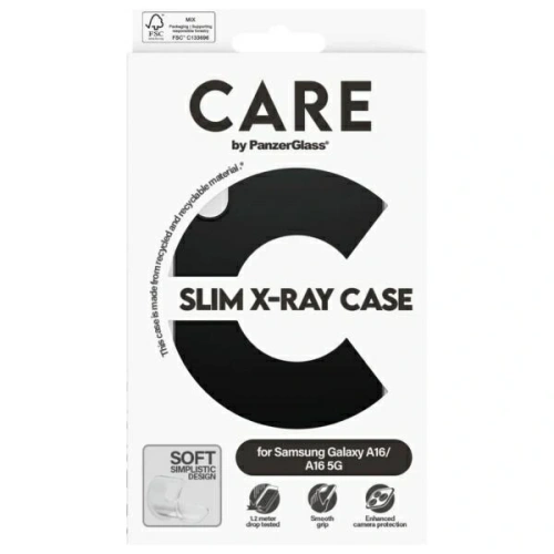 Etui CARE by PanzerGlass Fashion MagSafe do Samsung Galaxy A16 / A16 5G czarny