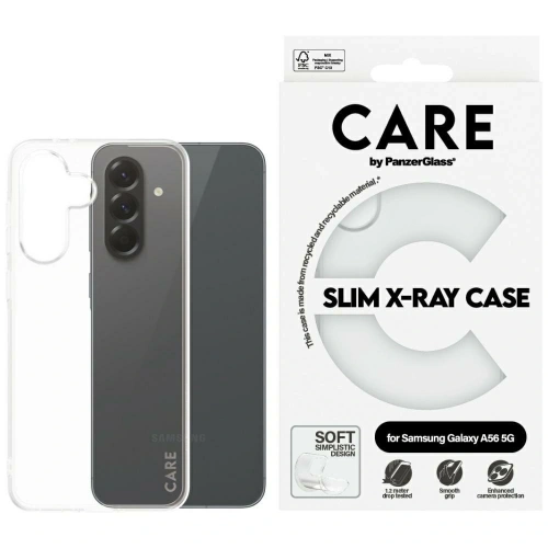 Etui CARE by PanzerGlass Fashion X-Ray do Samsung Galaxy A56 5G przezroczysty