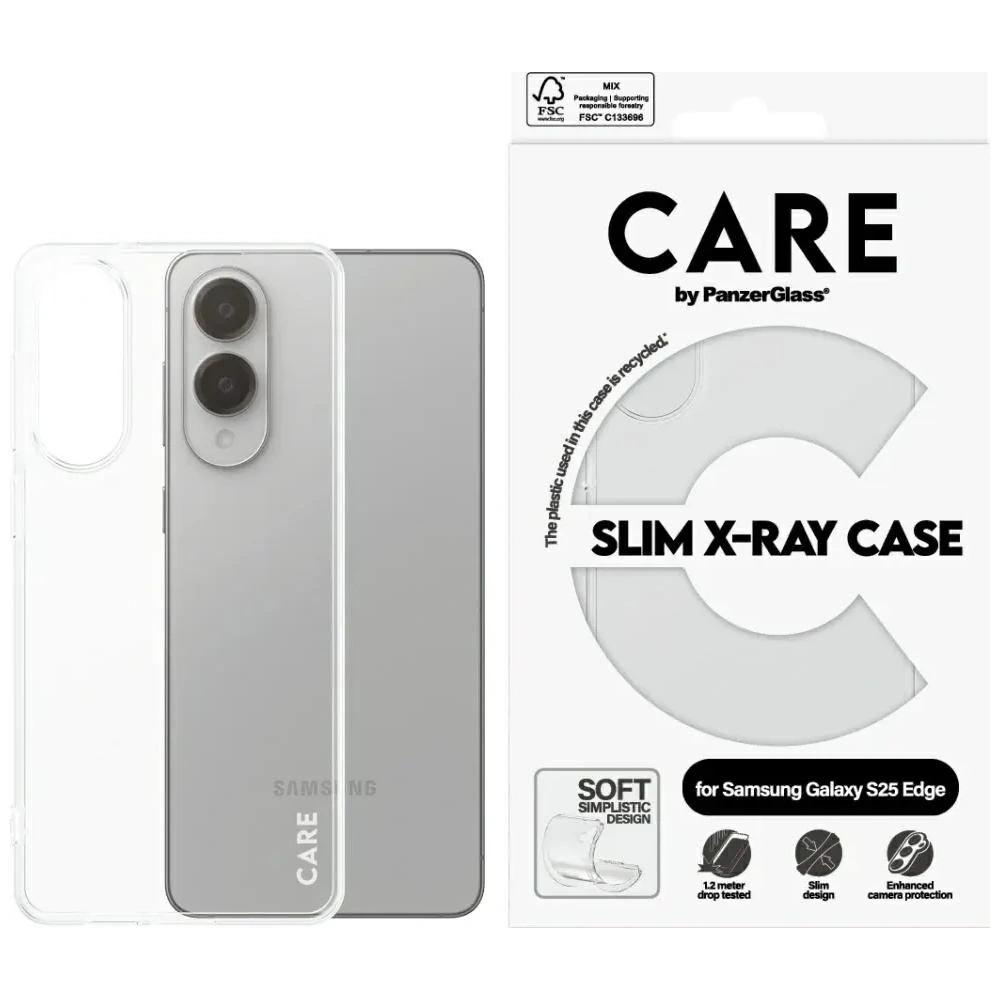 Hurtownia GSM - CARE od PanzerGlass Fashion X-Ray Samsung Galaxy S25 Edge čirý - PZG990 - {ean13} - Hurt