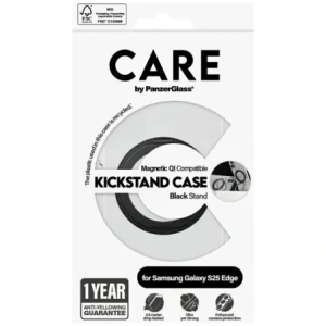 Hurtownia GSM - CARE von PanzerGlass Feature Schwarz Kickstand & QI Samsung Galaxy S25 Edge klar - PZG992 - {ean13} - Hurt