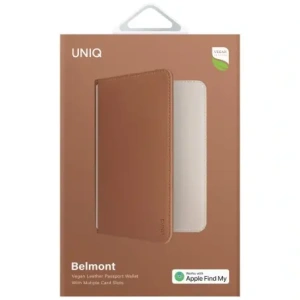 Hurtownia GSM - Etui na paszport UNIQ Belmont z Apple Find My blokada RFID karmelowy beżowy - UNIQ1548 - {ean13} - Hurt