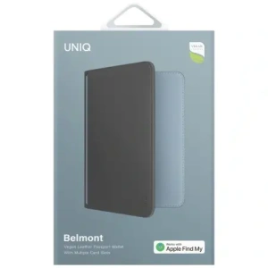 Hurtownia GSM - Etui na paszport UNIQ Belmont z Apple Find My blokada RFID szaro niebieski - UNIQ1549 - {ean13} - Hurt