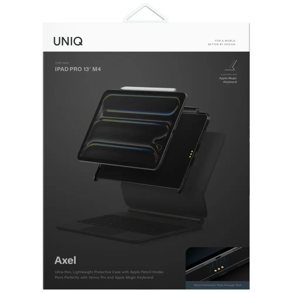 Hurtownia GSM - Etui UNIQ Axel do Apple iPad Pro 13" 2024 (7. generacji) czarny - UNIQ1550 - {ean13} - Hurt