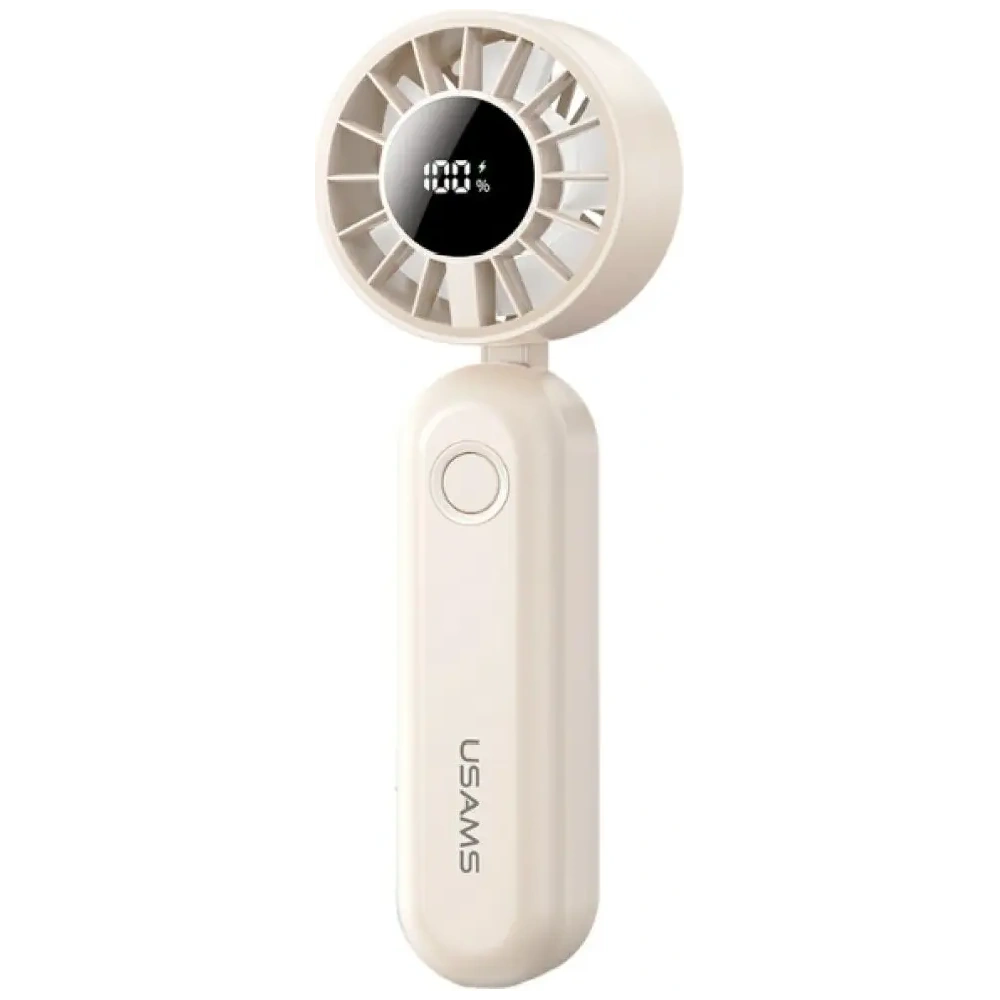 Hurtownia GSM - USAMS Mini ZB352 Skládací ruční ventilátor 1200mAh béžový - USA1290 - {ean13} - Hurt