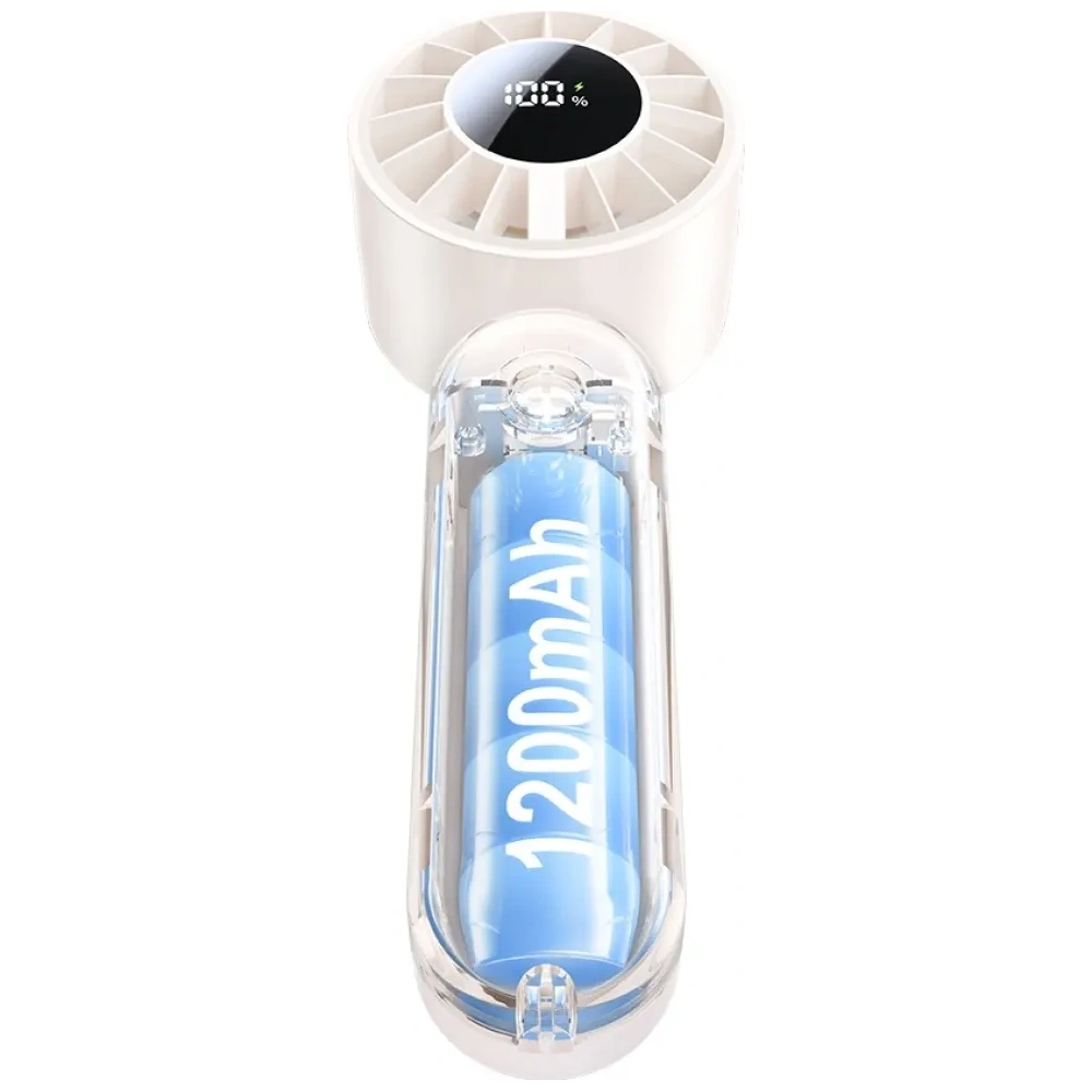 Hurtownia GSM - USAMS Mini ZB352 Skládací ruční ventilátor 1200mAh béžový - USA1290 - {ean13} - Hurt