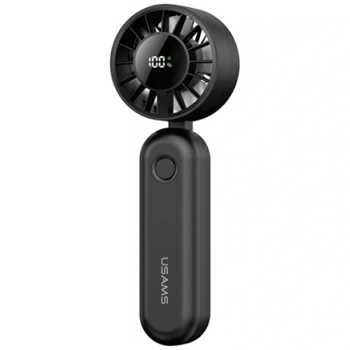 Składany wiatrak ręczny USAMS Mini ZB352 1200mAh czarny