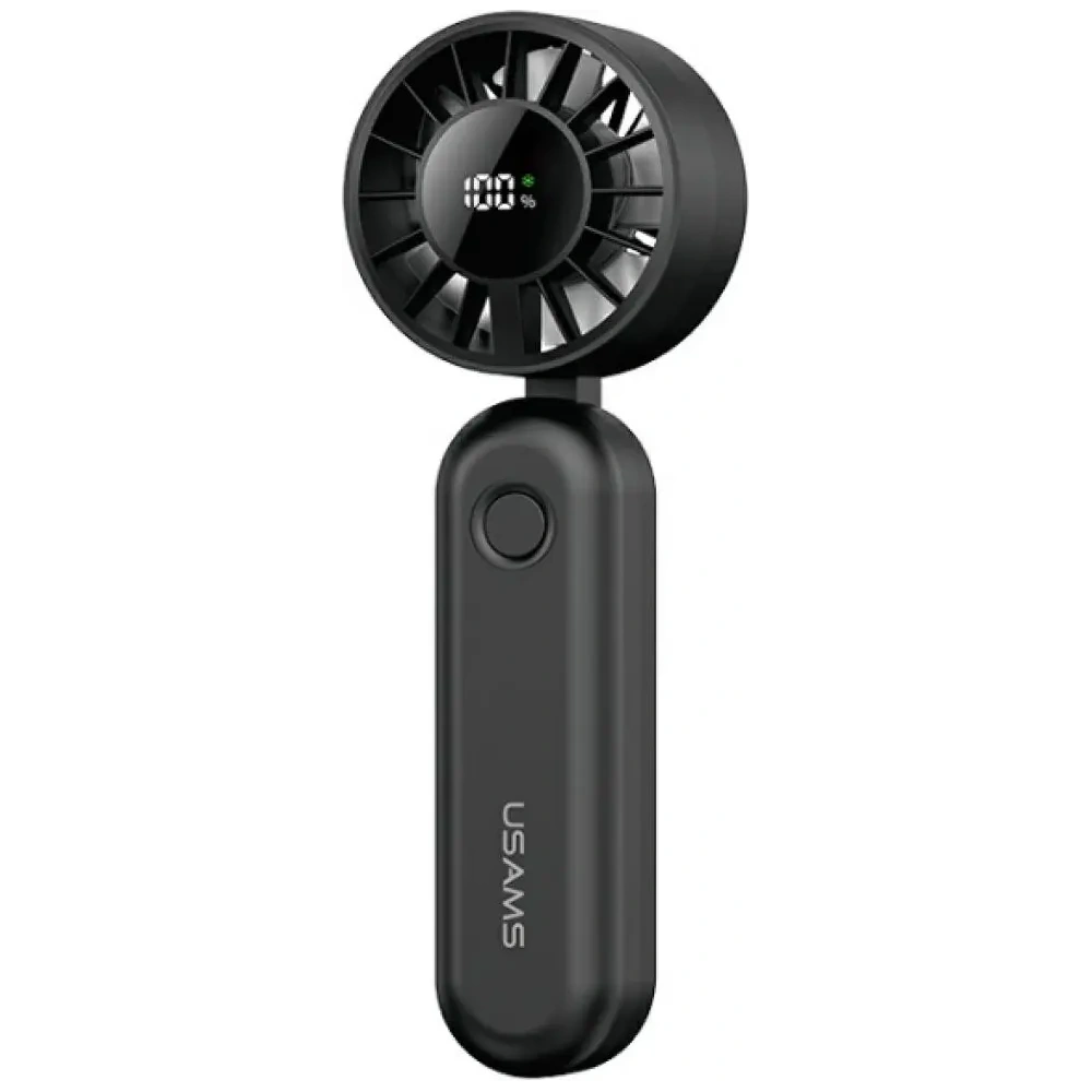 Hurtownia GSM - USAMS Mini ZB352 Skládací ruční ventilátor 1200mAh černý - USA1291 - {ean13} - Hurt