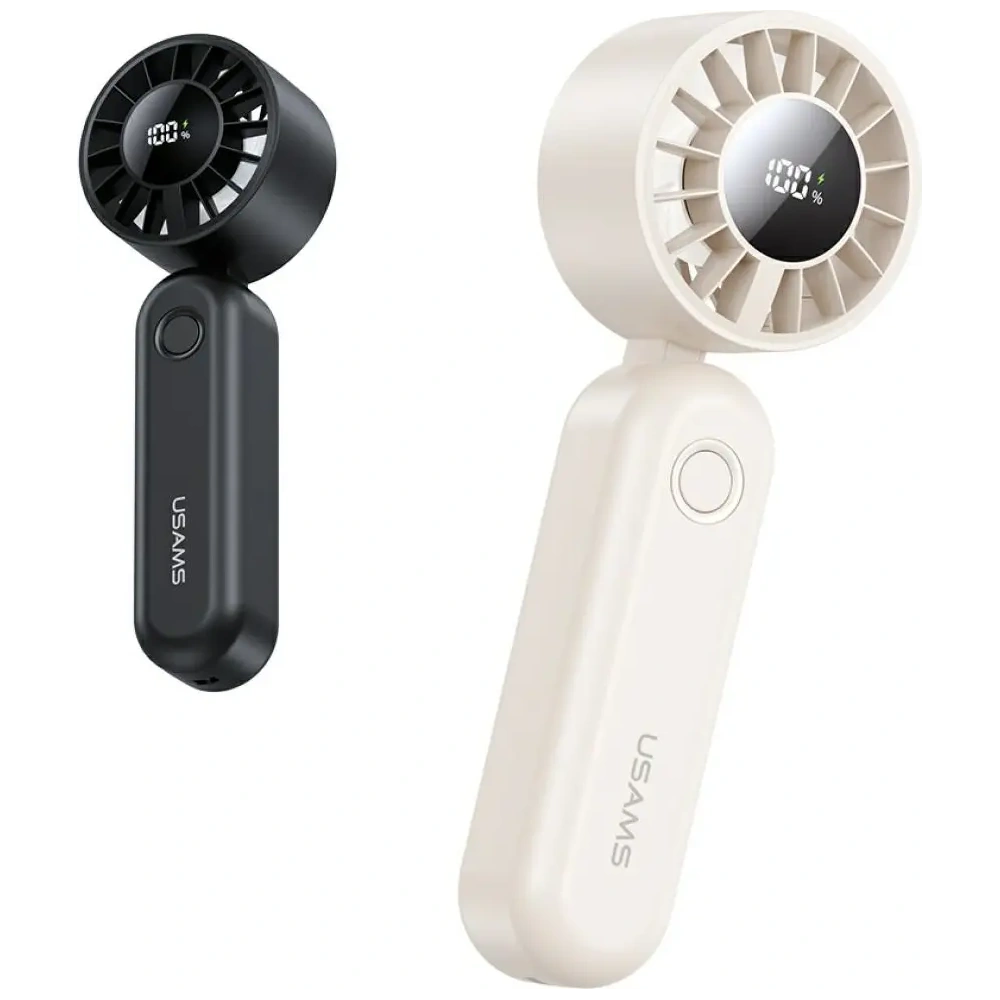 Hurtownia GSM - USAMS Mini ZB352 Skládací ruční ventilátor 1200mAh černý - USA1291 - {ean13} - Hurt