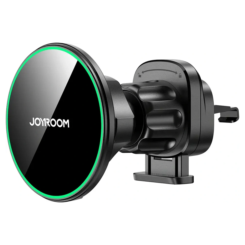 Hurtownia GSM - Joyroom JR-ZS412 Qi2 15W černý držák do auta s bezdrátovou nabíječkou na vzduchový ventil - JYR1252 - {ean13} - Hurt
