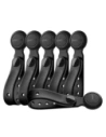 Hurtownia GSM - Joyroom JR-ZS422 Silikon-Kabelbinder mit Magnet Schwarz [6 PACK] - JYR1253 - {ean13} - Hurt