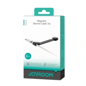 Hurtownia GSM - Joyroom JR-ZS422 Curea de silicon pentru cabluri cu magnet Neagră [6 PACHET] - JYR1253 - {ean13} - Hurt
