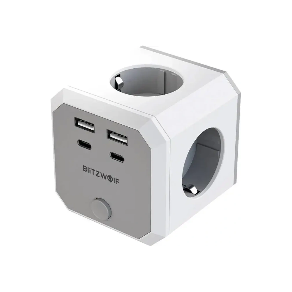 Hurtownia GSM - BlitzWolf BW-EC2 Steckdosenleiste 8-in-1 4xAC / 2xUSB-A / 2xUSB-C - BLZ664 - {ean13} - Hurt