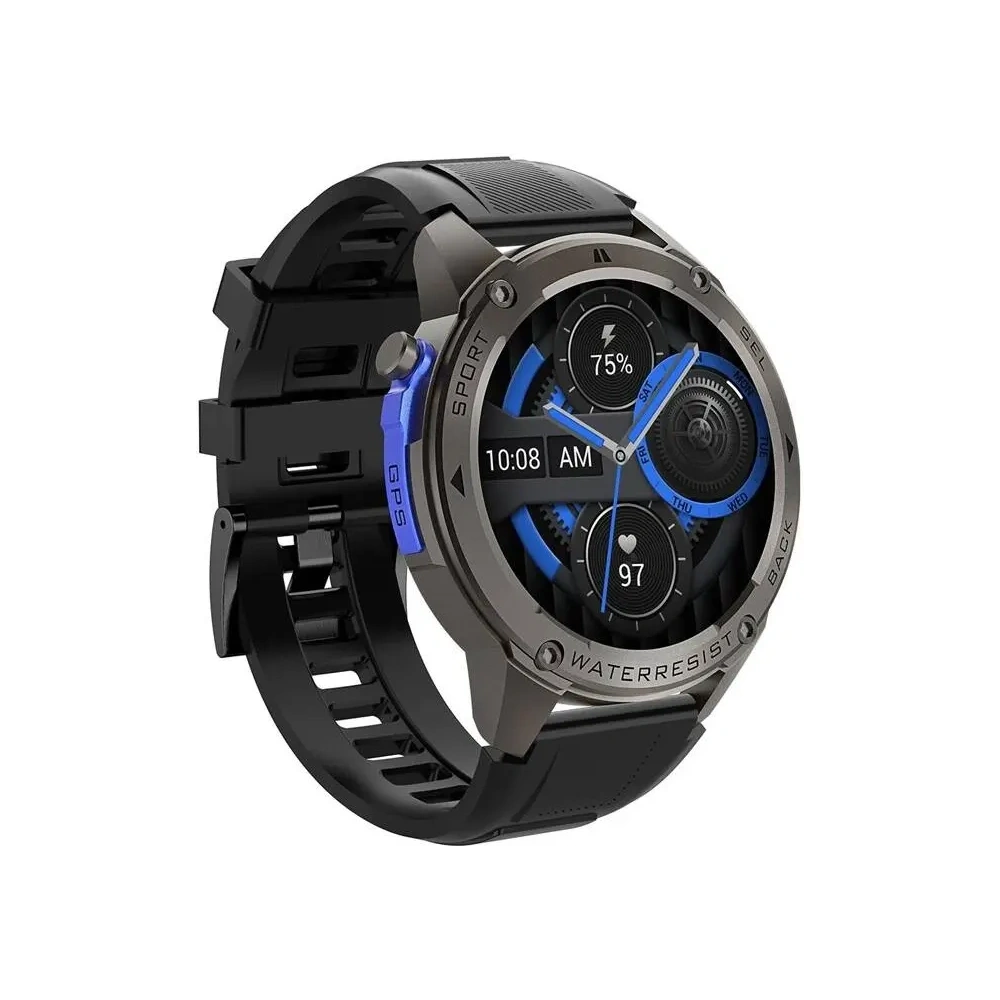 Hurtownia GSM - BlitzWolf BW-Voyager1 schwarze Uhr - BLZ666 - {ean13} - Hurt