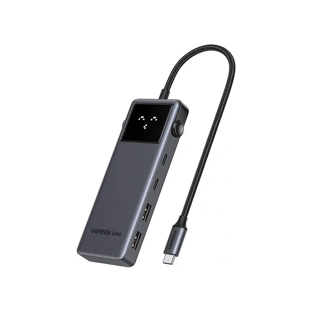 Hurtownia GSM - HUB / Adapter USB-C 6w1 UGREEN Uno CM888 2xUSB-A, HDMI 4K, 2xUSB-C 3.2, PD - UGR5640 - {ean13} - Hurt