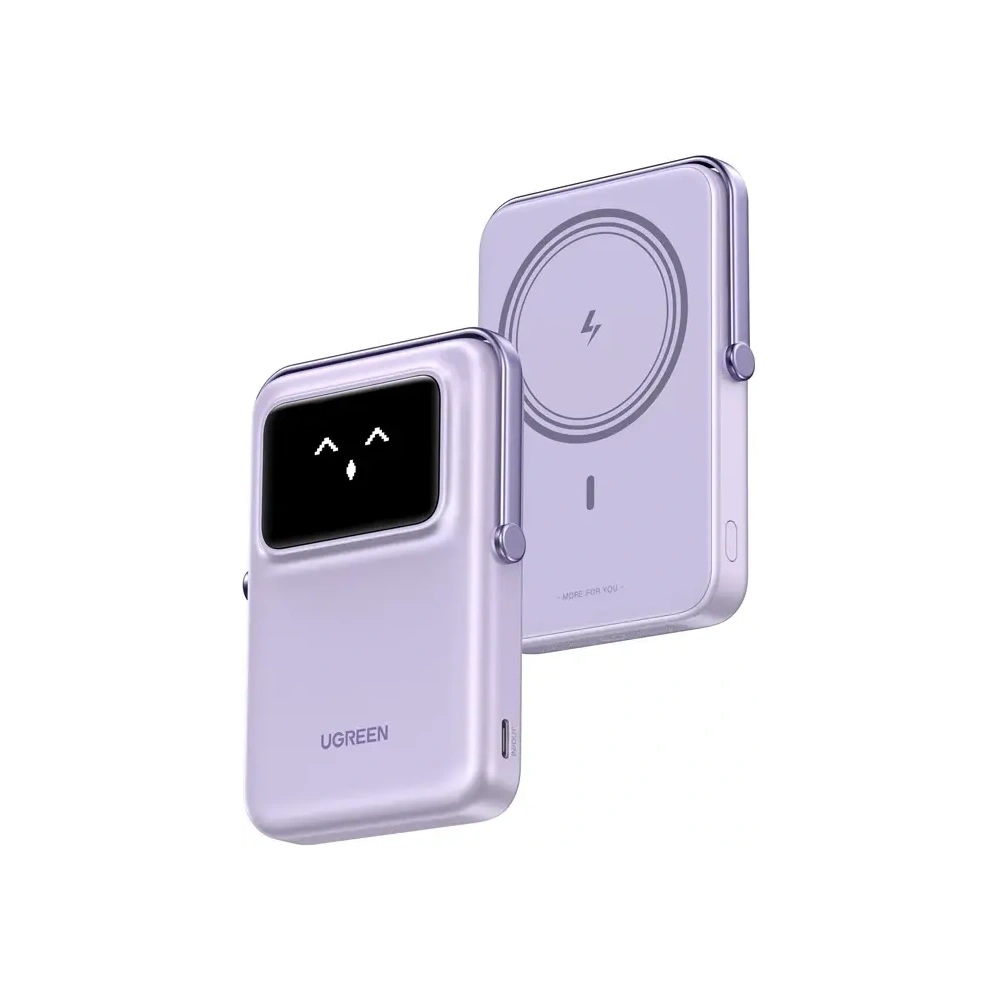 Hurtownia GSM - Magnetyczny powerbank UGREEN UNO PB572 10000mAh Qi fioletowy - UGR5643 - {ean13} - Hurt