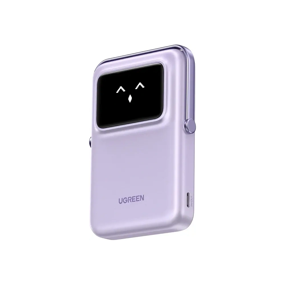 Hurtownia GSM - Magnetyczny powerbank UGREEN UNO PB572 10000mAh Qi fioletowy - UGR5643 - {ean13} - Hurt