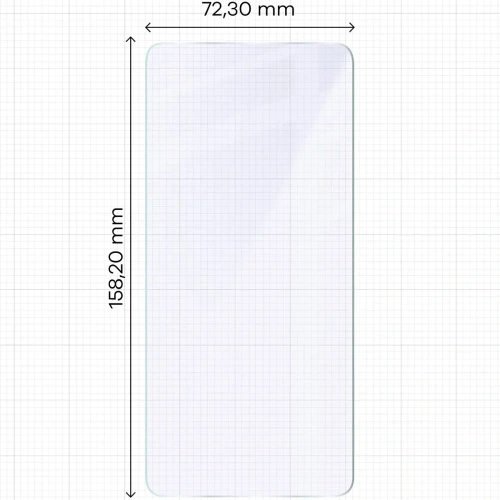 Elastyczne szkło hybrydowe Bizon Glass Mule do Realme GT 7T