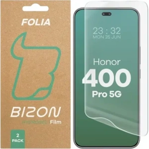 Hurtownia GSM - Folia hydrożelowa na ekran Bizon Glass Hydrogel Front do Honor 400 Pro 5G [2 PACK] - BIZ9530 - {ean13} - Hurt