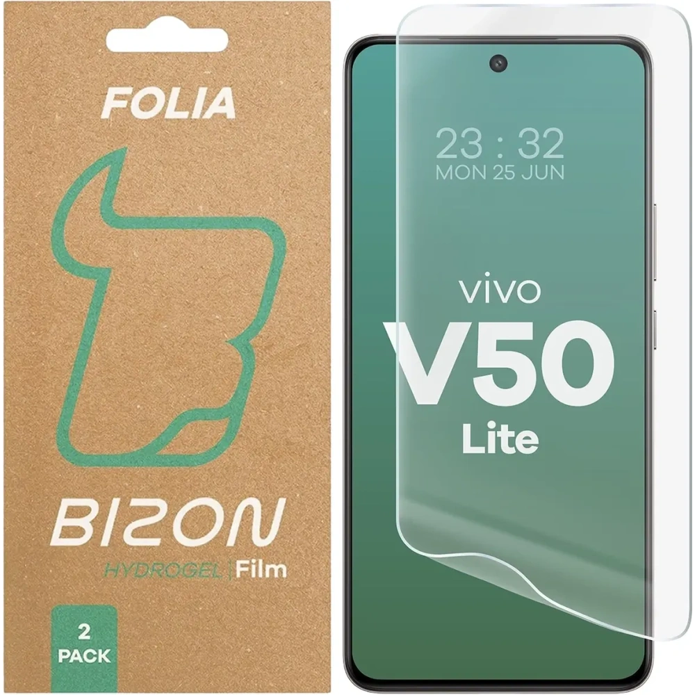 Hurtownia GSM - Bizon Glass Hydrogel Front Vivo V50 Lite 4G / Vivo V50 Lite 5G [2 PACHET] - BIZ9531 - {ean13} - Hurt