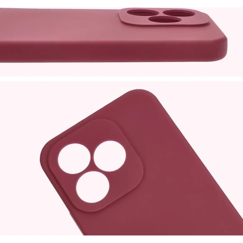 Silikonowe etui Bizon Soft Case do Honor 400 Lite 5G ciemnofioletowe