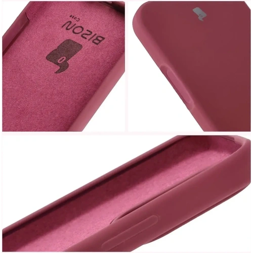 Silikonowe etui Bizon Soft Case do Honor 400 Lite 5G ciemnofioletowe