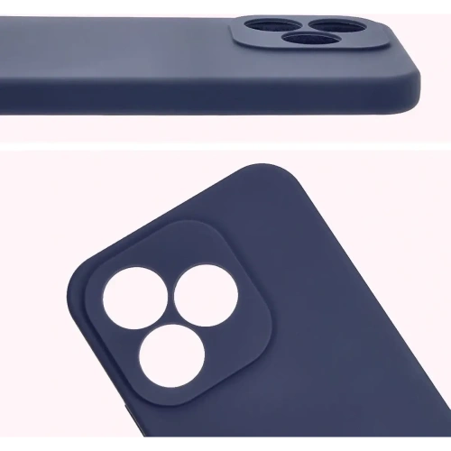Silikonowe etui Bizon Soft Case do Honor 400 Lite 5G ciemnoniebieskie